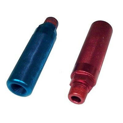 Aluminum Glad Hand Handles - One Blue & One Red 12600 Gladhand Handles